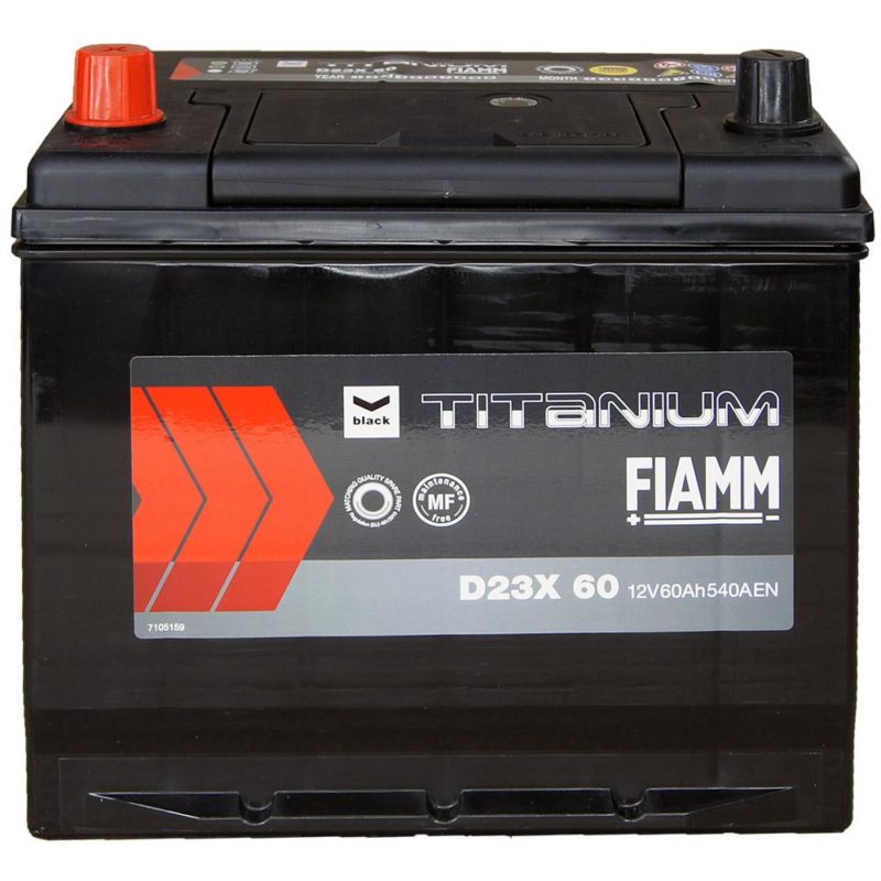 560.69 / D23R / EB605 Batterie de démarrage FIAMM 12v 60Ah 540A positif à  Gauche · aitecbatteries