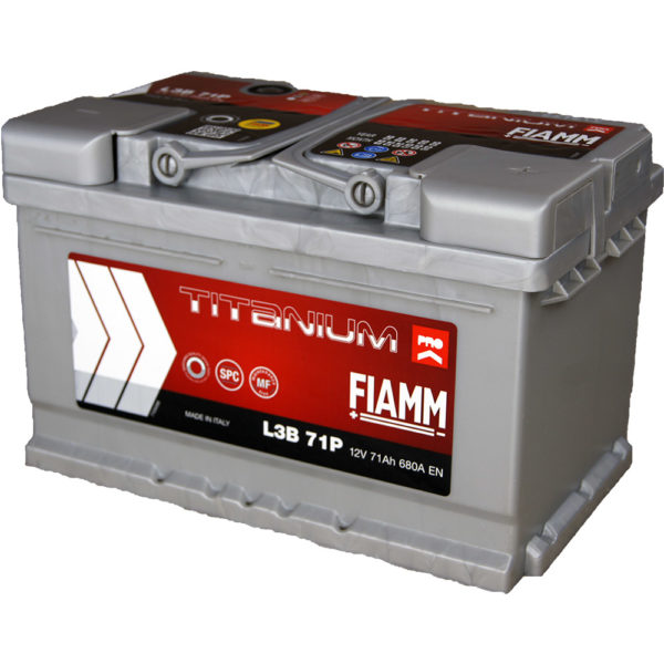 L3B / EB712 / 571.13 / T6 Batterie de démarrage FIAMM 12v 71Ah 680A positif à droite