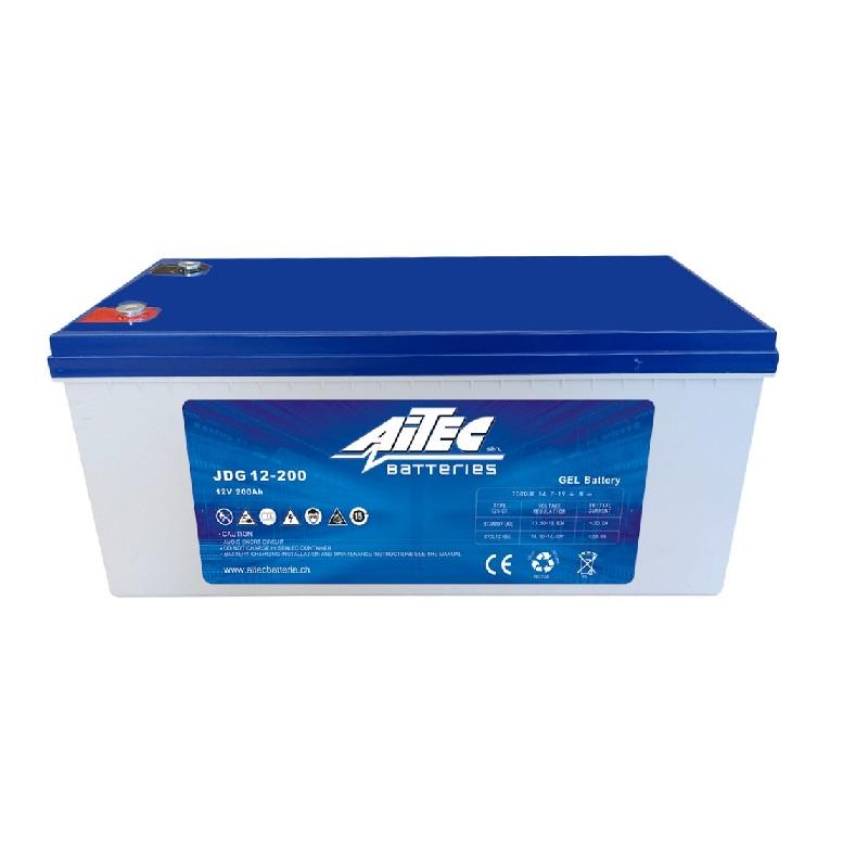 batterie solaire valais 12v Gel 240ah décharge lente pour solaire ou  traction 2520 cycles 30% valais sion chalet.. · aitecbatteries