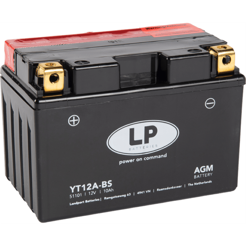 YTX12A-BS Batterie moto AGM 12v 10AH 175A Valais suisse sion conthey  qualité Yuasa, Landport, fullbat · aitecbatteries