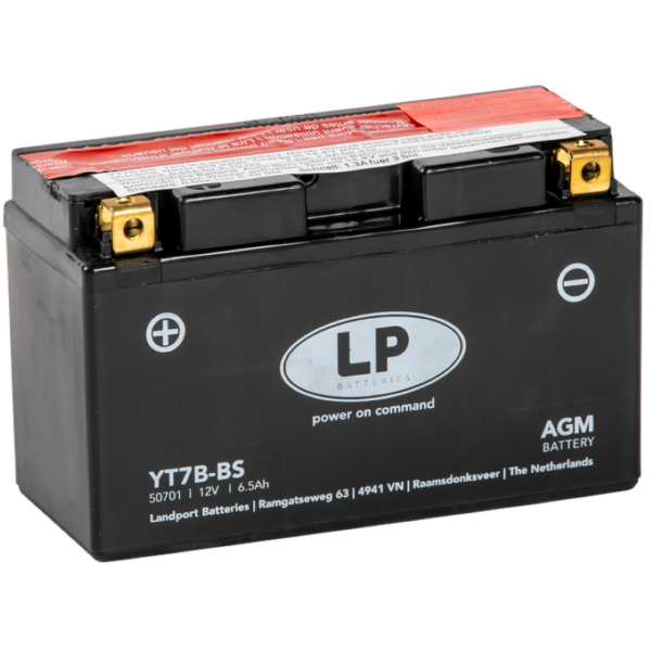 YT7B-BS Batterie moto AGM 12v 6.5AH 110A Valais suisse sion conthey St Léonard qualité Yuasa, Landport, fullbat