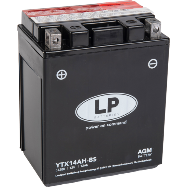 YTX14AH-BS Batterie moto AGM 12v 12AH 200A Valais suisse sion conthey qualité Yuasa, Landport, fullbat