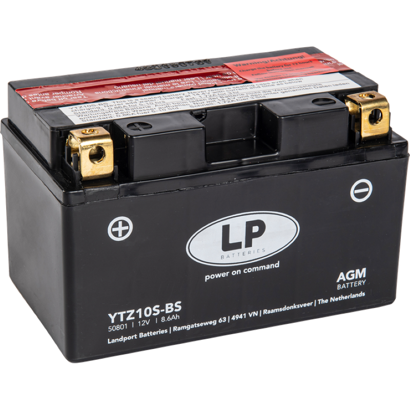 YTZ10-BS Batterie moto AGM 12v 8.6AH 150A Valais suisse sion conthey  qualité Yuasa, Landport, fullbat · aitecbatteries