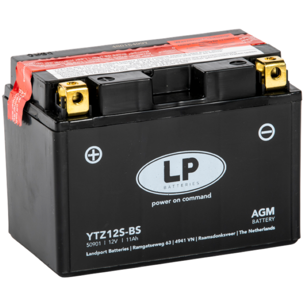 YTX12S-BS Batterie moto AGM 12v 11AH 190A Valais suisse sion conthey qualité Yuasa, Landport, fullbat