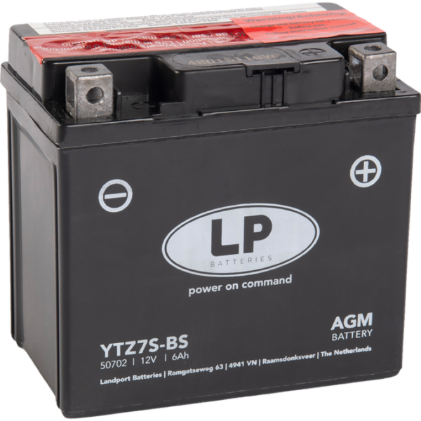 YTZ7S-BS Batterie moto AGM 12v 6AH )10H) Valais suisse sion conthey St Léonard qualité Yuasa, Landport, fullbat